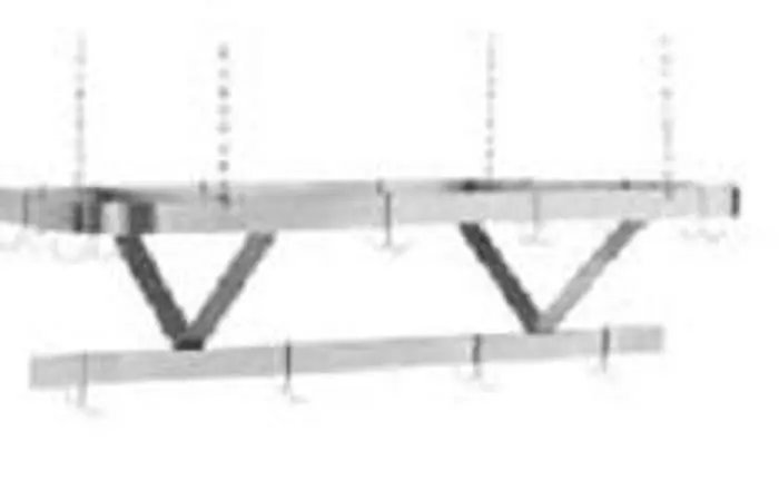 POT RACK - STAINLESS STEEL CEILING MOUNT - 6 SIZES