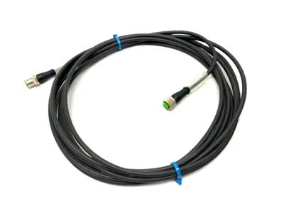 USED MURRELEKTRONIK EOL CORDSET M12 MALE 0° TO FEMALE 0° A-COD.