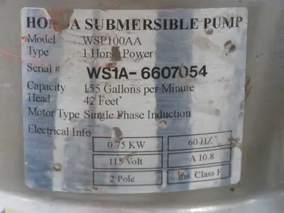 Used _UNKNOWN_ _UNKNOWN_ Submersible Pumps Texas US | Aucto #1556539