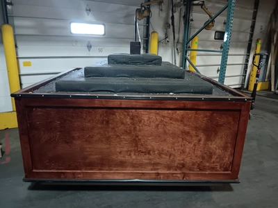 124-0106 Wooden Produce Display Table