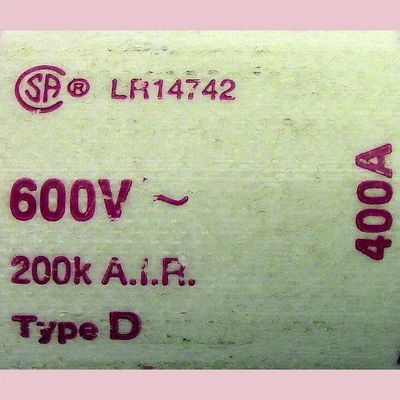 Gould 400 Amp Type D Fuse