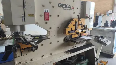USED 2012 GEKA HYDRACROP 110 AD IRON WORKER