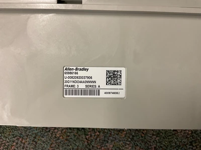 New | in-Stock Allen-Bradley 20G11 N D 034 AA0NNNN Variable Speed Drives Iowa US | ISP Equipment Group #1318738