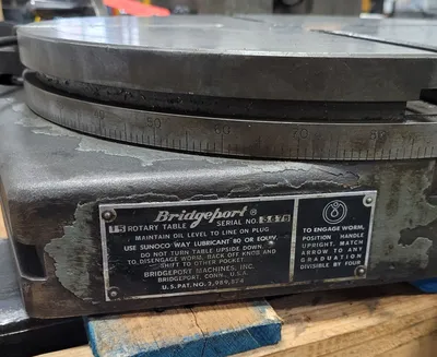 BRIDGEPORT 15" Rotary Table Tooling & Accessories, Rotary Tables | Machinery Central (10)