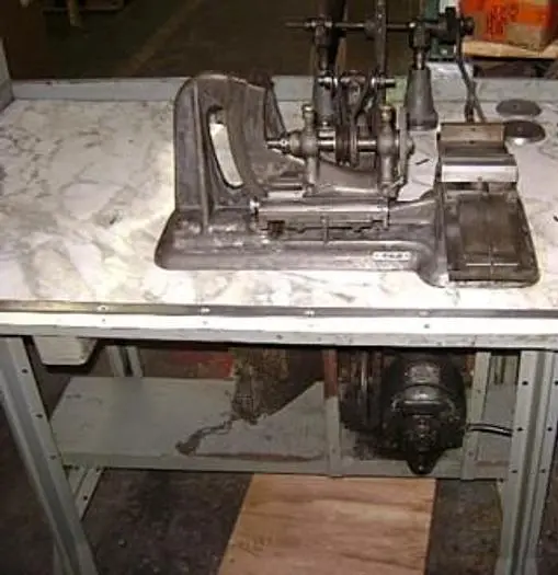 1373-385 Antique Henry Hauser S.A. Motorized Lapping Machine