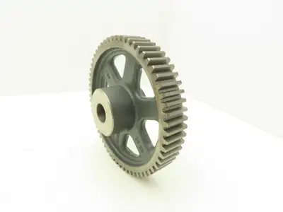 Boston Gear 10390 NH60 Spur Gear 60-Tooth 7.5" OD 1.25" W 1" Smooth Bore