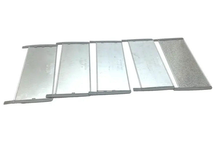 Used SSI SCHAEFER SHELF DIVIDER 7" X 17" FREE STANDING GALVANIZED LOT OF 5 Misc Industrial Equipment | Maverick Industrial Sales #1101369