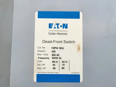 Power Distribution Center (PDC), 1600A Main, 2-400A & 4-100A