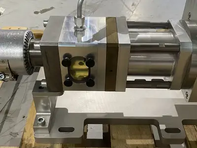 Used Wagner Reinhardt-Technik Vecdos Piston Metering System Head Unit, 150 Dosing Size, 300bar Pump Parts Michigan US | Maverick Industrial Sales #1424647