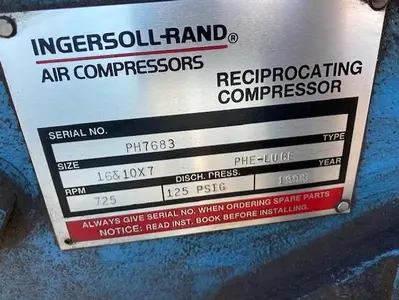 USED 1988 INGERSOLL RAND PHE-LUBE