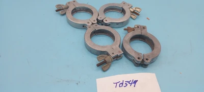 lot of 4 USED  Unbranded 63-04 Stainless Clamps with Wing