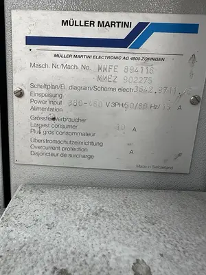 Used MULLER MARTINI MMFE-1089505 Perfect Binders Ohio US | Surplus Asset Holdings #1207089
