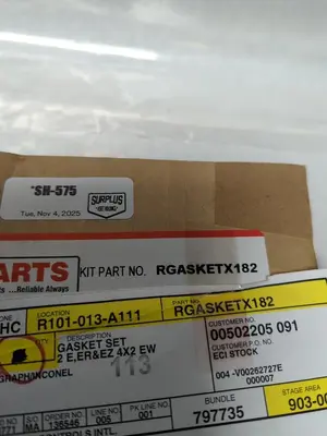New | in-Stock FISHER RGASKETX182 Pump & Valve Parts Ohio US | Surplus Asset Holdings #1237994