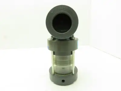 Plast-o-matic ELT150B-LS-PV 1 1/2" Shutoff Valve Double Action Pneumatic Powered