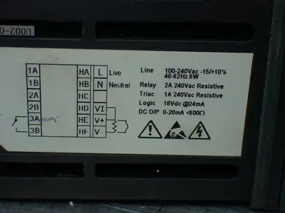 USED EUROTHERM 2216E/NS/VH/R1/FH/RF/2YM/ENG/EUO523