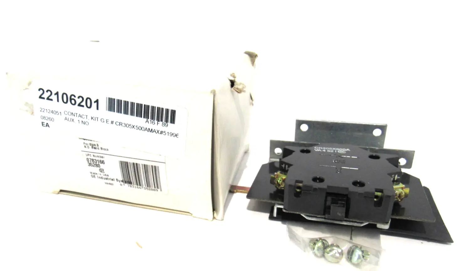 NEW G.E. CR305X500A AUXILIARY CONTACT KIT
