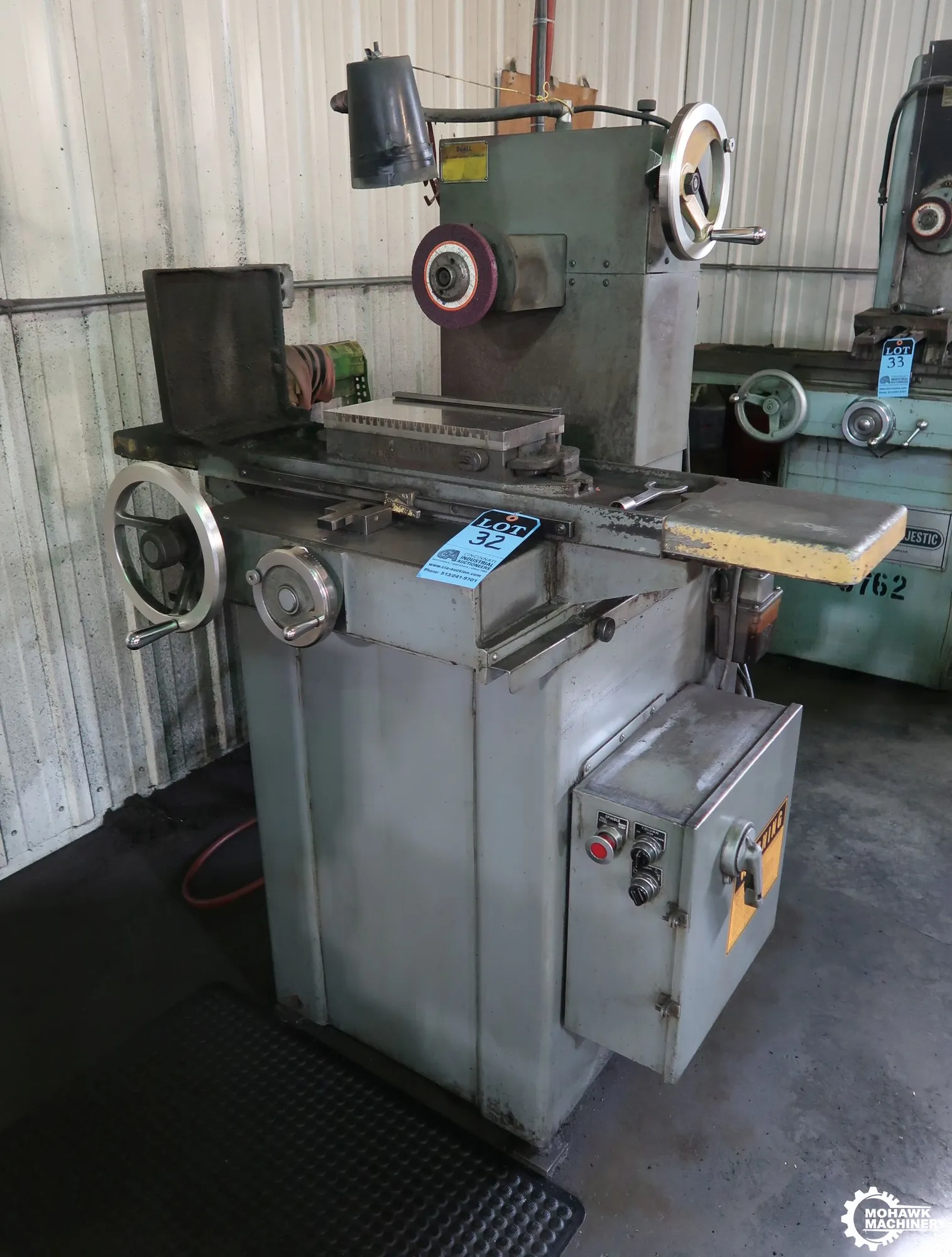 6" X 12' DOALL "VS612" HAND-FEED HORIZONTAL-SPINDLE SURFACE GRINDER w/MAGNETIC CHUCK