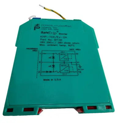 NEW PEPPERL+FUCHS KHP-104/EX-2A FUSE ZENER BARRIER KHP104EX2A