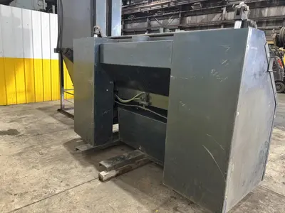 30" x 68" LS INDUSTRIES SHOT BLAST MACHINE WITH DUST COLLECTOR, FOR PROPANE TANKS: STOCK #22767