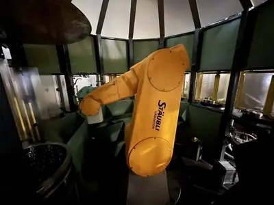USED STAUBLI RX170 HSM DRILLING / MILLING ROBOT