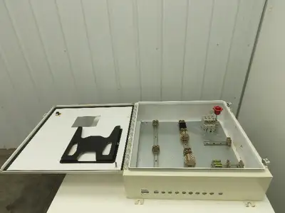 Hoffman A303008LP Electrical Enclosure Control Panel 30x30x8" 30A 3Ph Disconnect