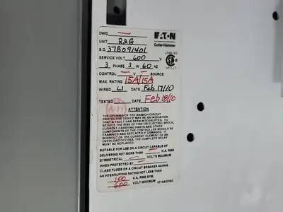 Used EATON HFD3015 Switchgears British Columbia CA | Lenmark #240416