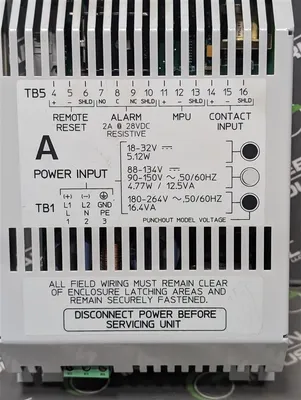 Woodward 8200-209L/5501-306J Overspeed System Power Unit A Used