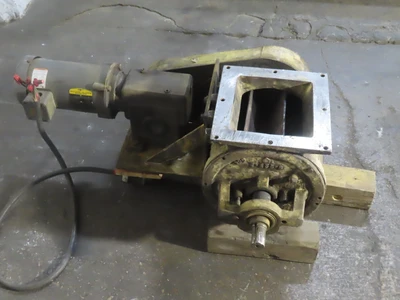 used Shick Rotary Airlock, stainless steel, 3/4 hp