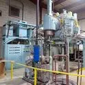 USED SECO WARWICK VACUUM FURNACE 42131 VERTICAL ELEVATOR VACUUM FURNACE
