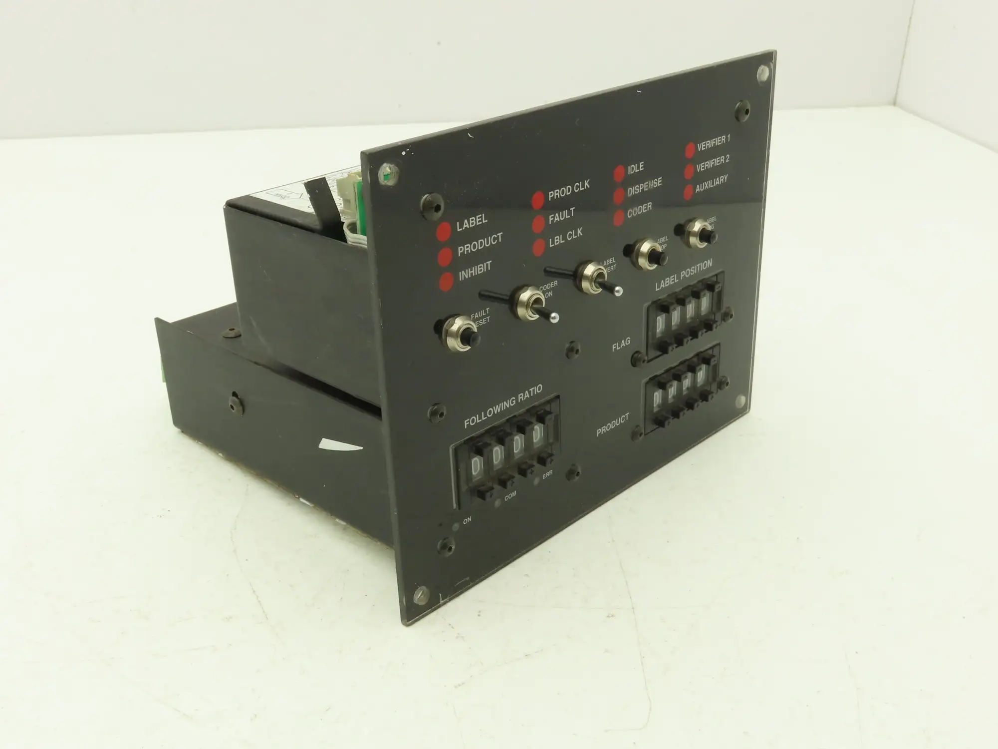 Label Control Panel Metering Circuit Board 2 Toggles 3 Resets 3 Counters