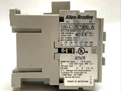USED ALLEN-BRADLEY SER. A CONTACTOR 12A 4-POLE