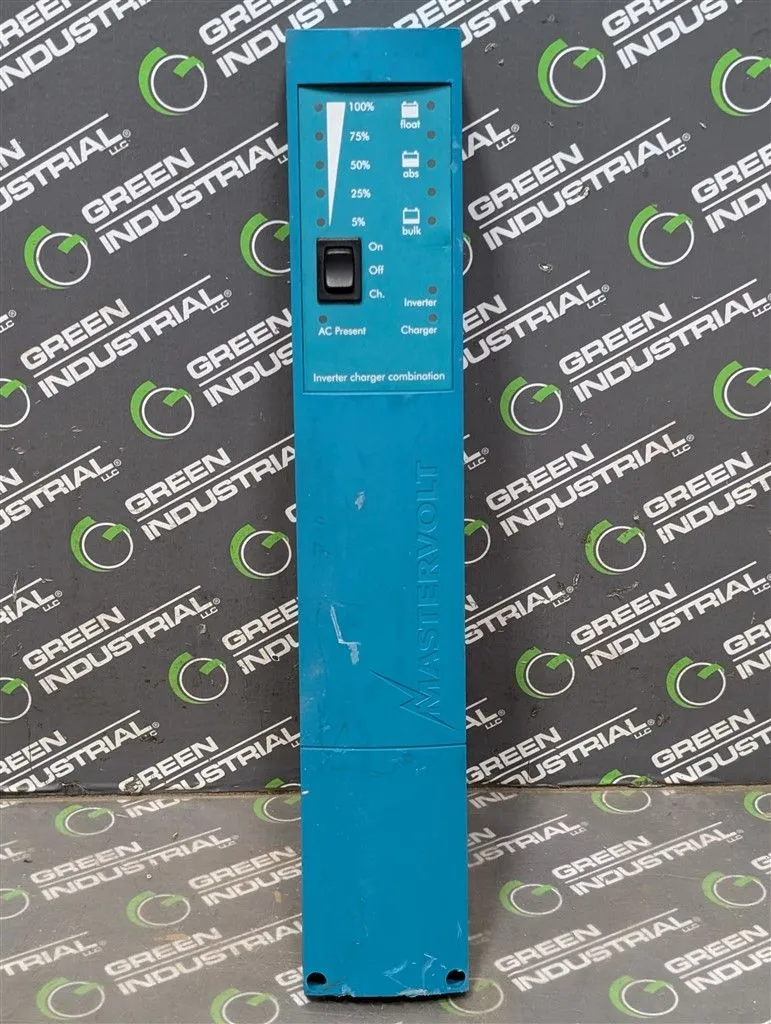 Mastervolt Combination Inverter Charger Faceplate and Display Board Used