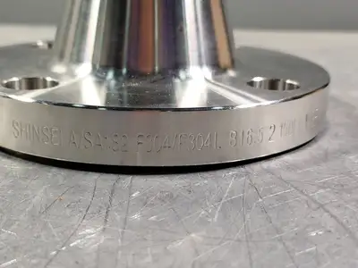 2" Class 150 Weld Neck Raised Face Flange A/SA182 F304/F304L B16.5