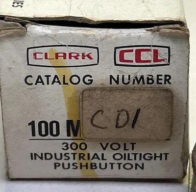 New | in-Stock CLARK 100MCD1 Miscellaneous Equipment (Electrical & Power) | Surplus Asset Holdings #1191559