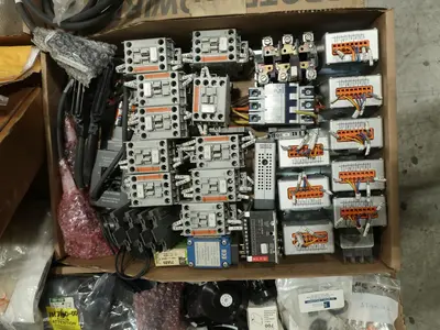 5 PALLETS OF ASSORTED ELECTRICAL AND COMPONENTS