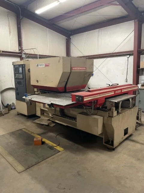 Wiedemann 22 Ton CNC Turret Punch Centrum 2000