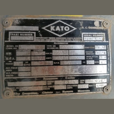 EMD 1500 kW Diesel Generator