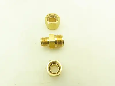 Parker 62C-8-6 Brass Compression Tube Fitting Reducer 1/2" x 3/8" Union  10pcs