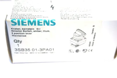 8 NEW SIEMENS 3SB3501-3PA01 SELECTOR SWITCHS 3SB35013PA01