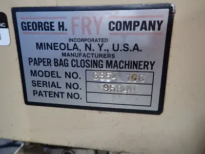 USED GEORGE H. FRY CO. G55410C