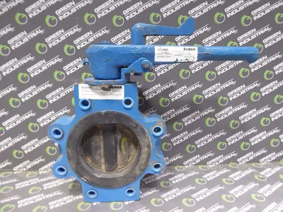 Media Valve Co. Inc. 4 Inch Butterfly Valve 4WCB-1500WP 1040-209-131 Surplus