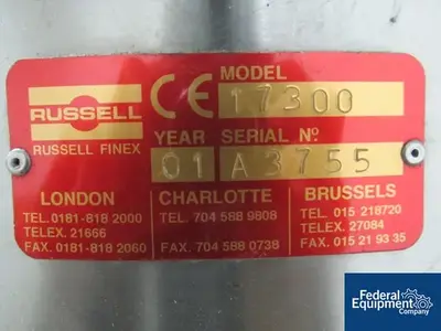 USED Russell 22" Russell Sieve, S/S, MODEL 17300