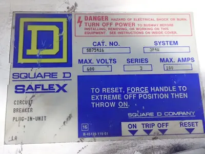 USED SQUARE D SD75416