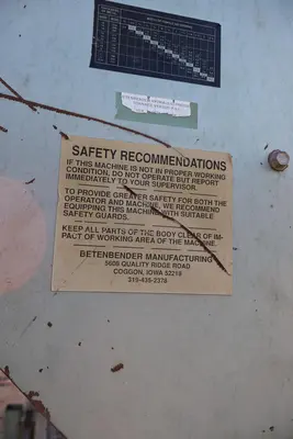 Used 1990 BETENBENDER 12-90 Press Brakes Idaho US | MD Equipment Services LLC #1509528