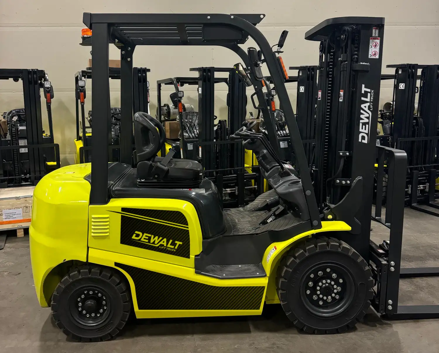 Used 2026 Dewalt Lift Truck DEP-25 4-Wheel Sit down Electric Counterbalance Forklifts New York US | United Lift #1446809