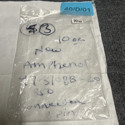 New | in-Stock Amphenol 97-3108B-20 850 Electrical Fittings California US | Davliegogo LLC #1705636