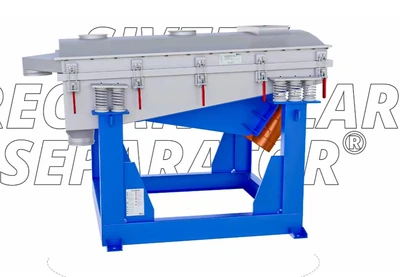 1,270mm X 2,540mm S/S New Single Deck Rectangular Sieve RBLS 50 100