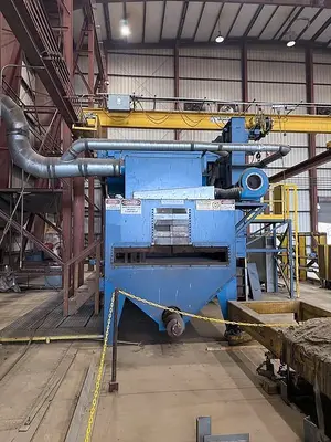 Used 2010 Wheelabrator 6 ft x 36 in Conveyor Blaster Finishing Machines Illinois US | Machine Tool Bids #1295426