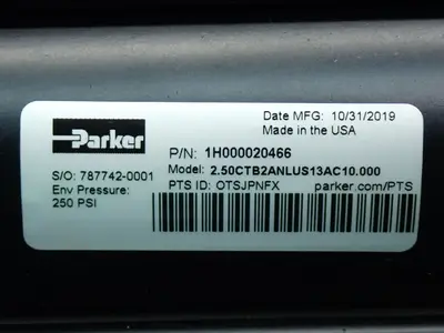 USED PARKER 2.50CTB2ANLUS13AC10.000