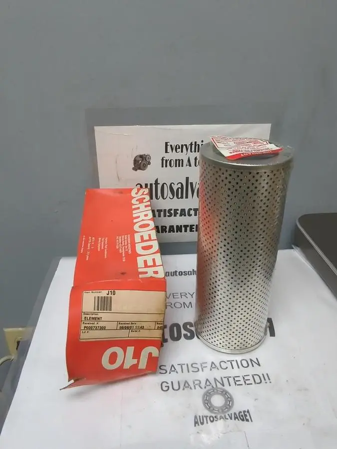 New | in-Stock SCHROEDER J10 Filters | Surplus Asset Holdings #1217114